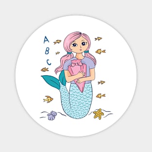 School Mermaid Magnet